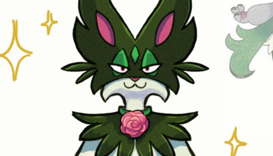 Pokemon Meowscarada Fan Redesign